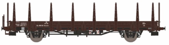 Dekas DK-873070 - H0 - Rungenwagen Ks, DSB, Ep. III - Wagen 1